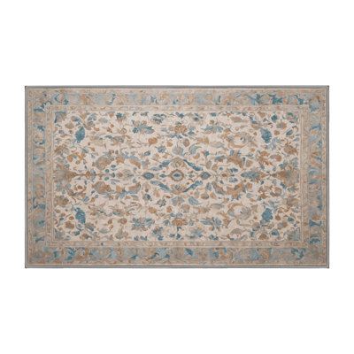 Machine Washable Gray Area Rug