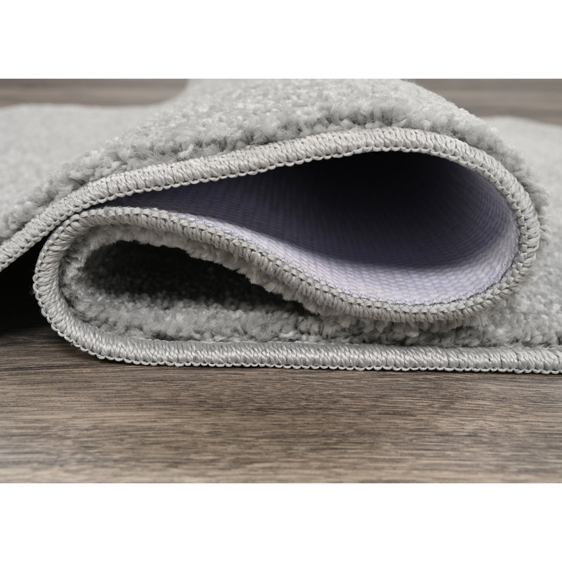 Tapis pour salle de bain Heffingen, Argenté