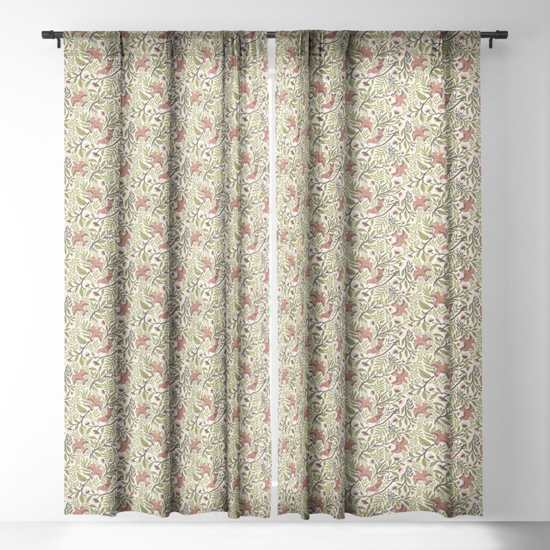 Ensemble de 2 rideaux transparents Avenie, L 50 po x L 84 po