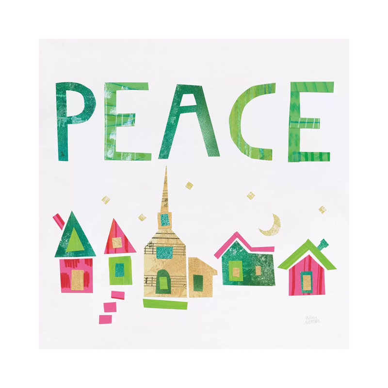 Christmas Collage Iv by Melissa Averinos - 1 Piece Wrapped Canvas Wall Art, 30.48 cm H x 30.48 cm W