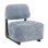 Chaise d'appoint moderne Vanegas avec structure en bois massif