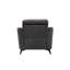 Chaise l 39 po en tissu gris