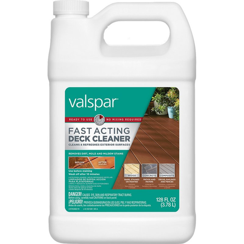 Valspar VL1031381-16 1Gal Fast-Acting Deck Cleaner-1PK