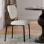 3 - Piece Dining Set,Upholstered Dining Chairs With Metal Legs & Round Dining Table