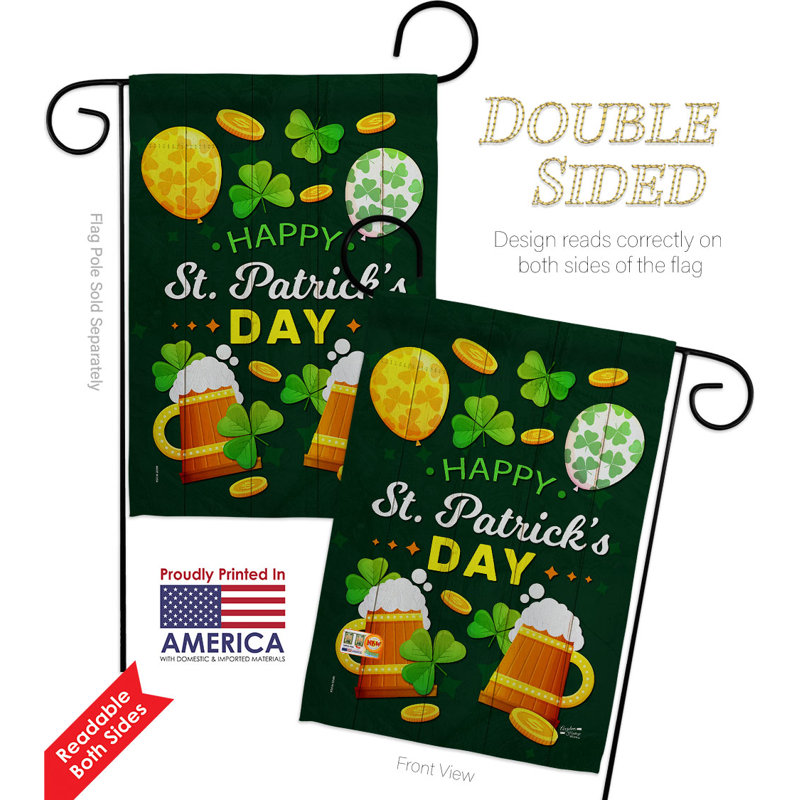 Drapeau polyester Alyani, H 18,5 po x l 13 po