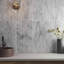 Waves 12x24 Fluted 3D Honed Marble Tile-1808278516