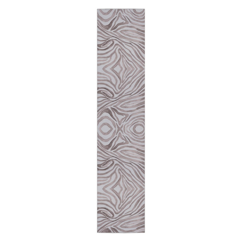 Abstract Indoor Rug, Runner 2'9" x 12'