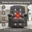 Fauteuil inclinable et berçant à massage-1612662838