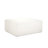 Upholstered Beige Corduroy Square Ottoman – Fully Compressed, No Assembly Required-732840852