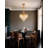 Transitional 12 Light Gold With Crystal Chandelier