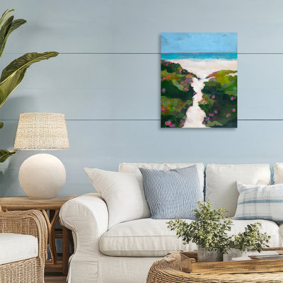 Bord de mer, toile moderne, design par Dorothy Holmes Mohler