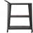 3-Tiered Metal Frame, Industrial Dining Cart with Swivel Wheels-184851959