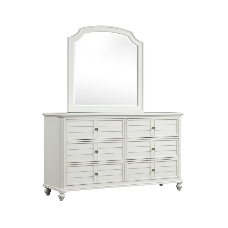 Commode 63,6 "transitionnelle / côtière, blanc antique