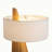 Obelisk Table Lamp - White Cotton-Linen Shade-1855708641
