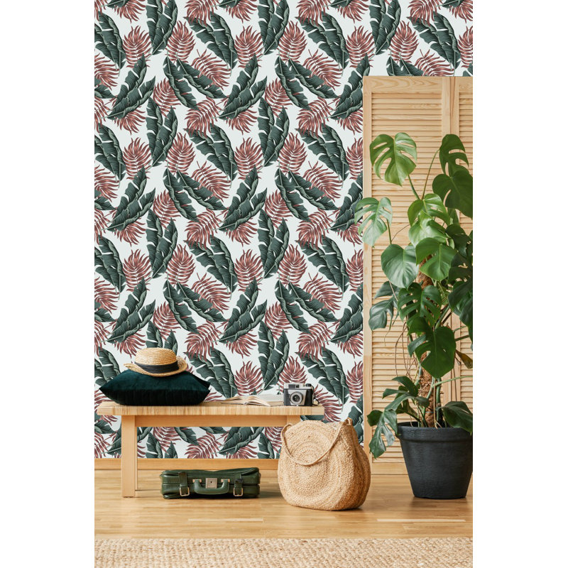 Carreau de papier peint auto-adhésif l 25 po Gullane, L 2,09 pi x L 18,75 pi