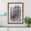 Valencia Skyline in Spain in Abstract - Picture Frame Graphic Art Print-55764143-55764145