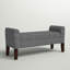 Banc de rangement à couvercle rabattable rembourré-30970440