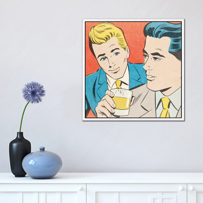 Flirt by Joseph McDermott - Print on Canvas