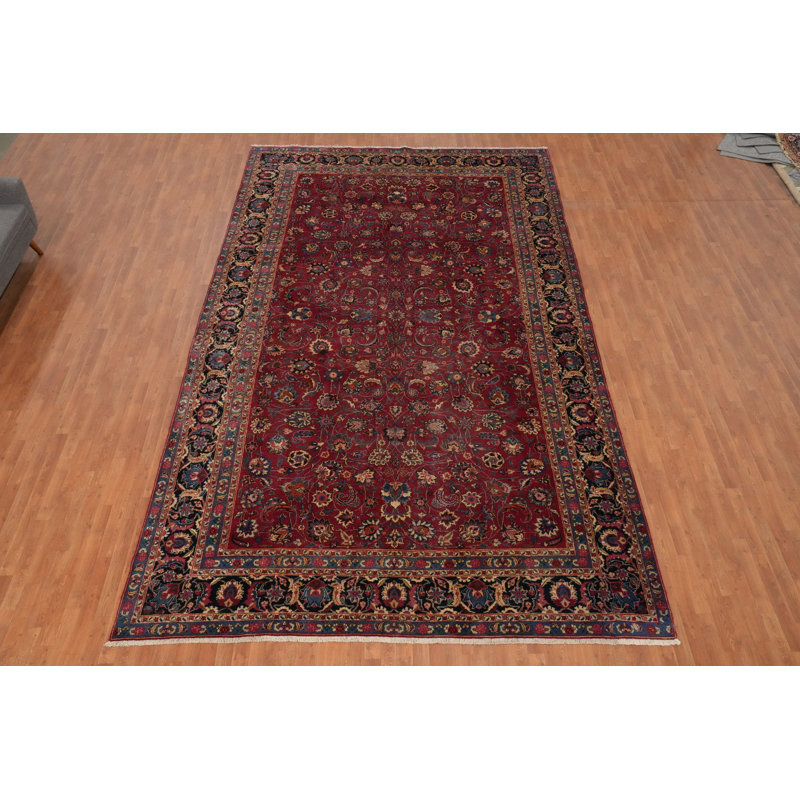 Tapis traditionnel fait à la main 10 x 16 po