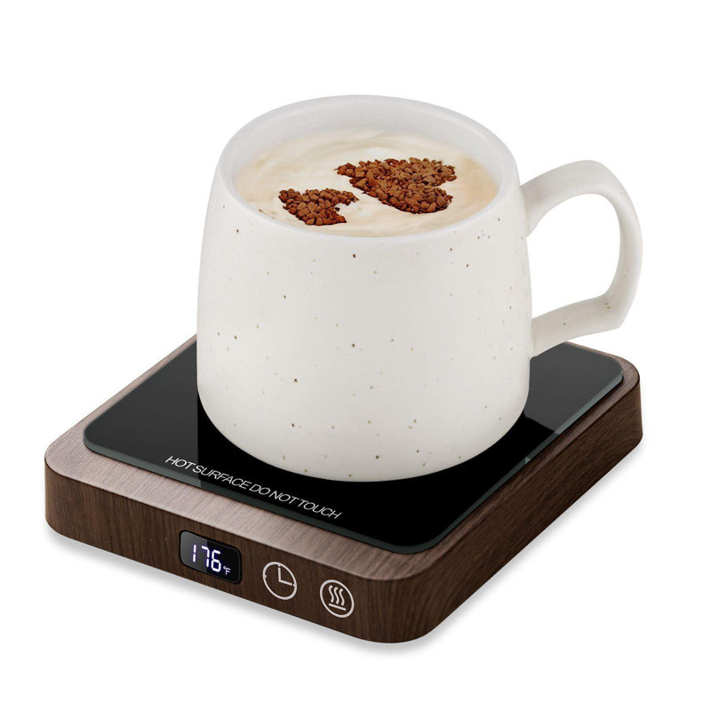 Coffee Mug Warmer & Candle Warmer Plate For Office Home Use With 5 Temperature Settings, Coffee Warmer With Digital Display Auto Shut Off For Heating Coffee, Cocoa, Milk, For Gift(No Cup)