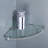 Hillsg Triangle Glass Floating Shelf-1463521429