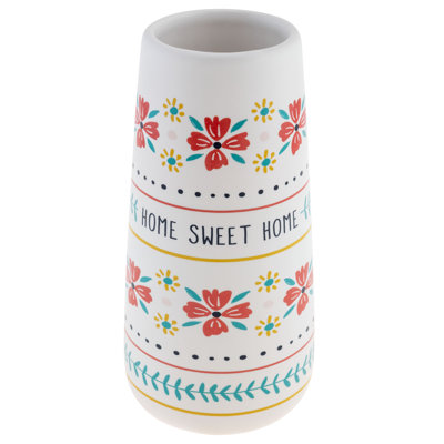 LARGE BUD VASE HOME SWEET HOME (S23)