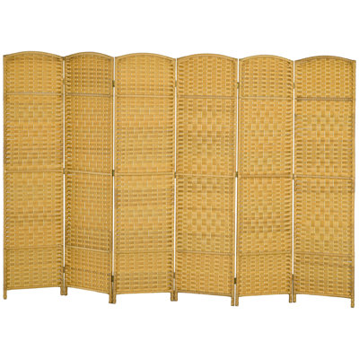 Sharod Panel Solid Wood Folding Room Divider
