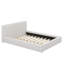 Grand lit plateforme tapissier en bois massif robuste-8849007