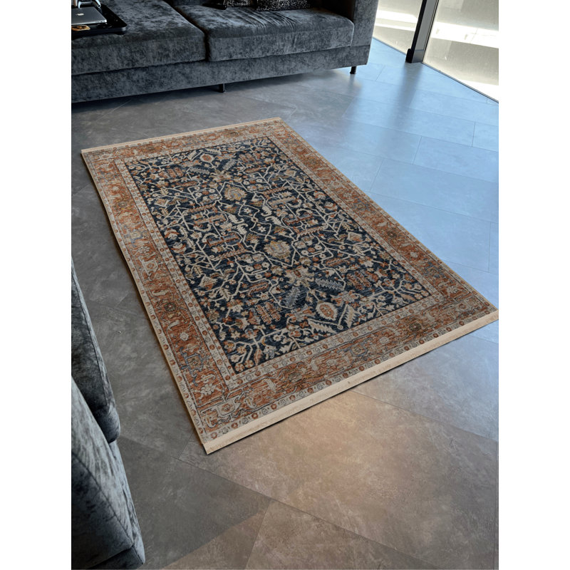 Tapis rectangulaire Vittorina, Rectangle 2 pi 8 po x 5 pi