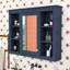 Elegant Wall-Mounted Mirror Cabinet with Concealed Storage-783618032