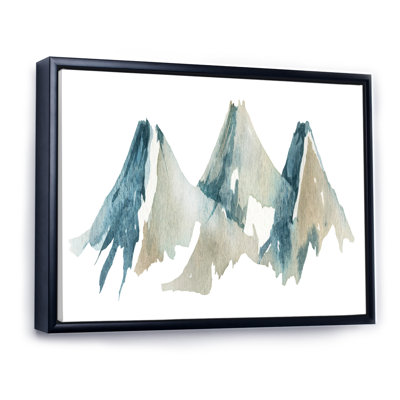 Blue High Mountain Range I - reproduction sur toile