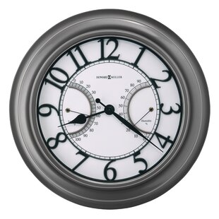 Decorative Outdoor Wall Clock Weather Station