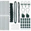 Vidaxl Chain Link Fence With 7 Posts Galvanised Steel-114858446-114858438