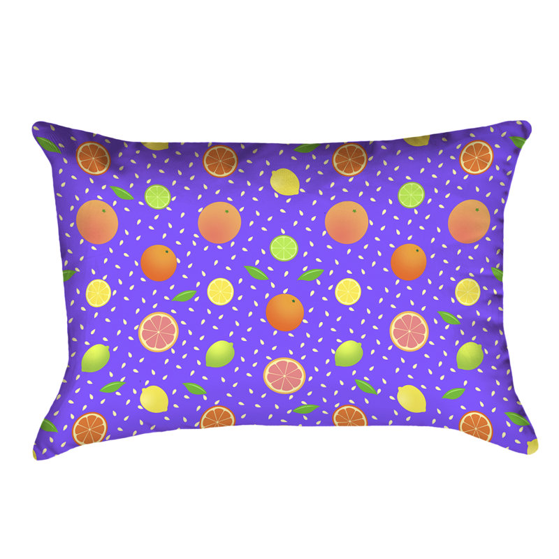 Coussin lombaire intérieur / extérieur Katelyn Elizabeth, Mauve