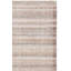 Tapis rayé en laine / coton Gaviota Ardme touffeté à la main ivoire / brun clair-133099414