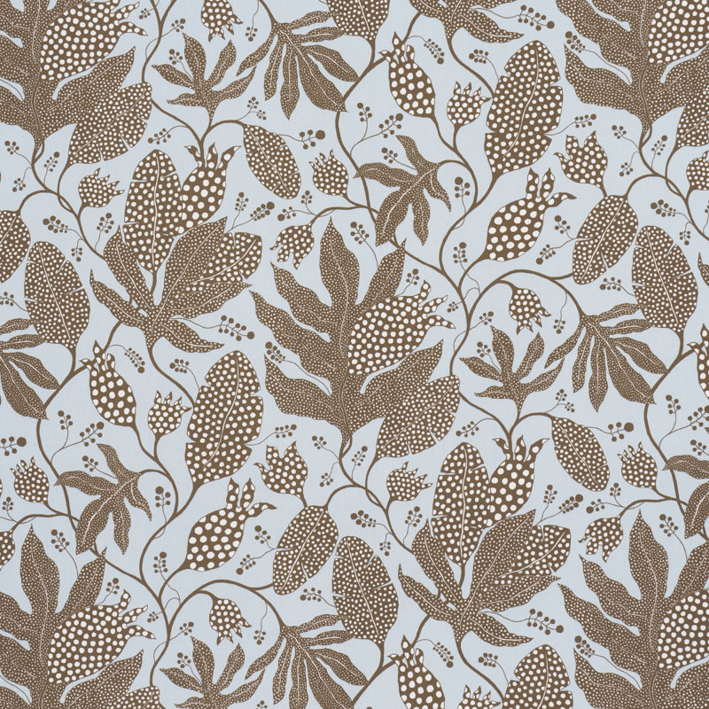 Tissu 100% coton Marian Mcevoy Performance, Brun / ciel