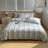 Farmhouse Colorful Pinstripe Washed Cotton Duvet Cover Set-124943815-124943813