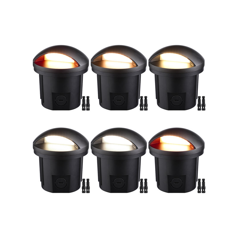 Éclairage de puits à DEL 5 W, éclairage à basse tension 12-24 V, étanche IP67, Dome Top