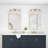Denroy 3 - Light Dimmable Rose Gold Vanity Light