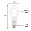 Ampoule à filament DEL Westinghouse Ed23.5 E26 (moyen), équivalente à 125 watts, paquet de 1