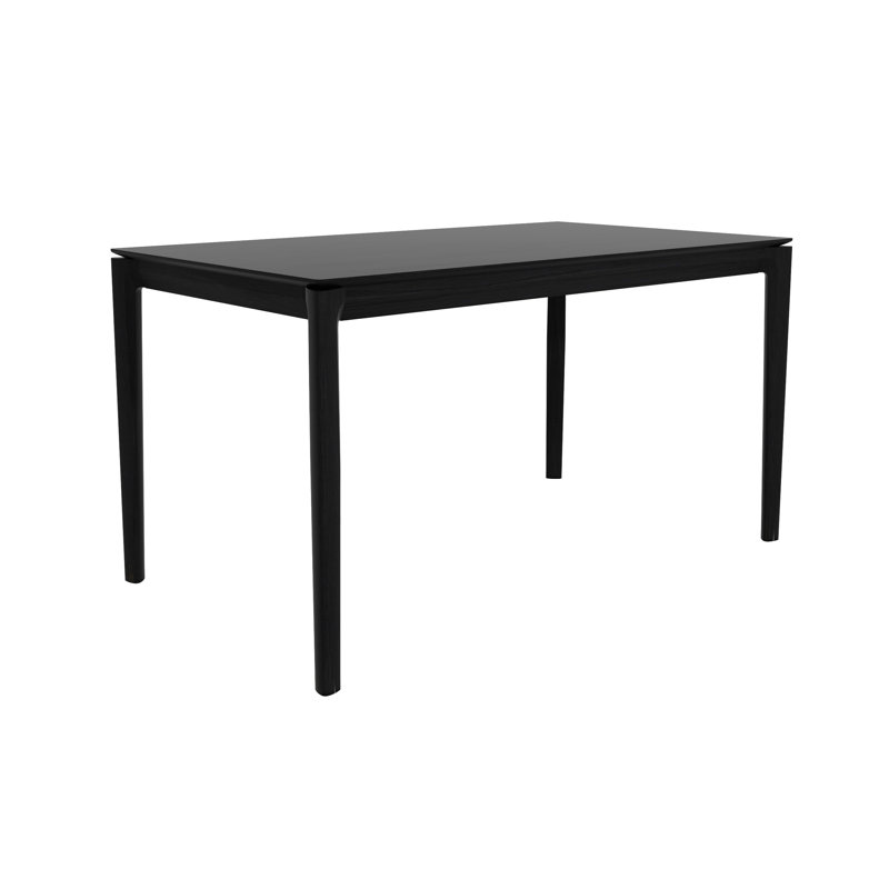 Bok 5 - Piece Dining Set, Black, 30" H x 55.5" L x 31.5" W