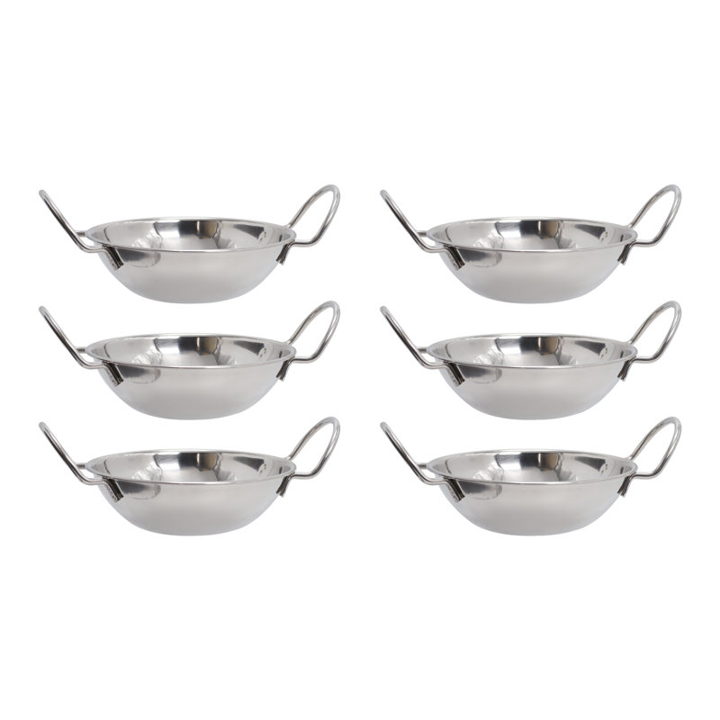 Buckingham Serving Balti Dish Pack of 6 Indian Curry Serving 15 Cm