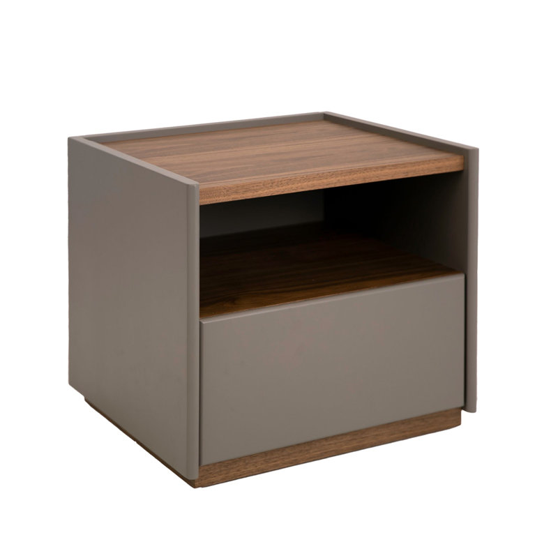 50cm W Manufactured Wood Bedside Table