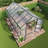 Gain Height Windproof Aluminum Greenhouse 8X14 FT With Polycarbonate Panels, Raised Base, And Anchor System For Year-Round Gardening-124683669