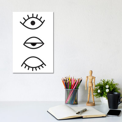 Eyelashes by Honeymoon Hotel - Wrapped Canvas Print
