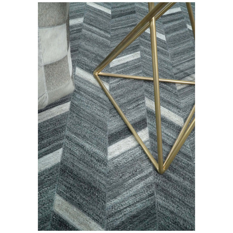 Tapis gris et argent Modern