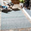 Tapis bleu sarcelle intérieur / extérieur Johansson-498078524