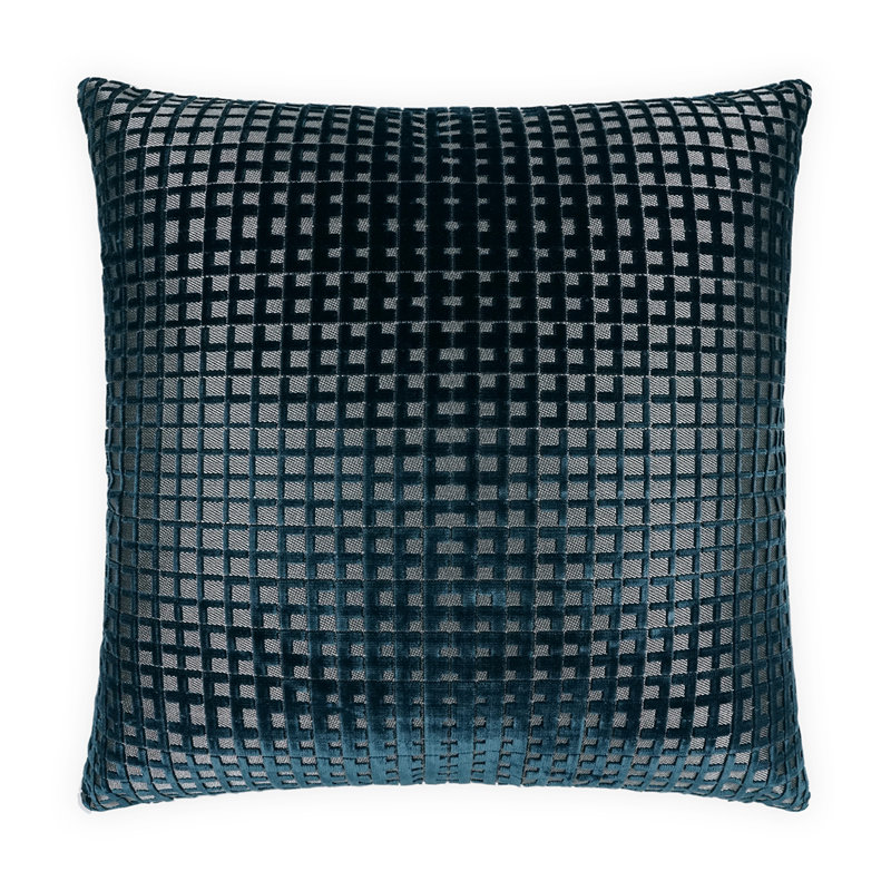 Coussin à succès, Carré 20 po, Saphire
