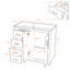 Meuble-lavabo 36 po, armoire de rangement en bois massif-2142062304-2142062310-2142062311