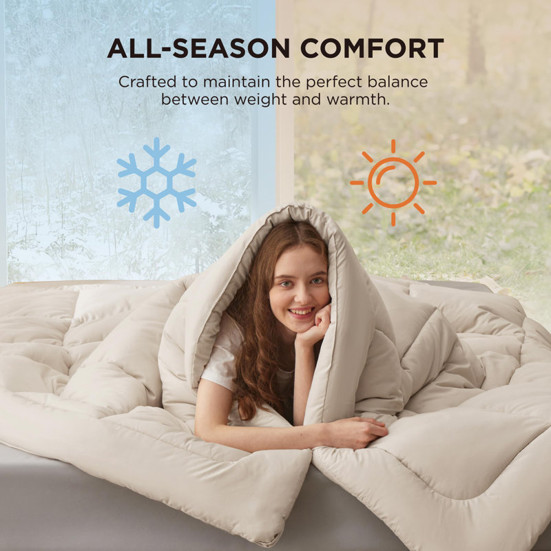 Bedsure Comforter Duvet Insert - Quilted Comforters, California King